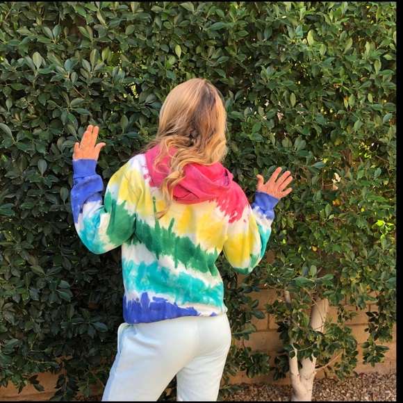 🌴🔆TALENTLESS- TIE-DYE HOODIE SWEATSHIRT🔆🌴 - Picture 12 of 14